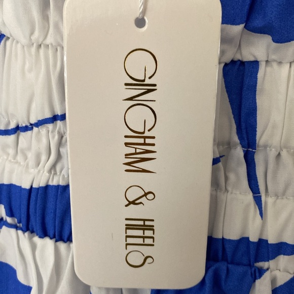 Women’s NWT Blue/White Laylani Dress - Picture 7 of 8